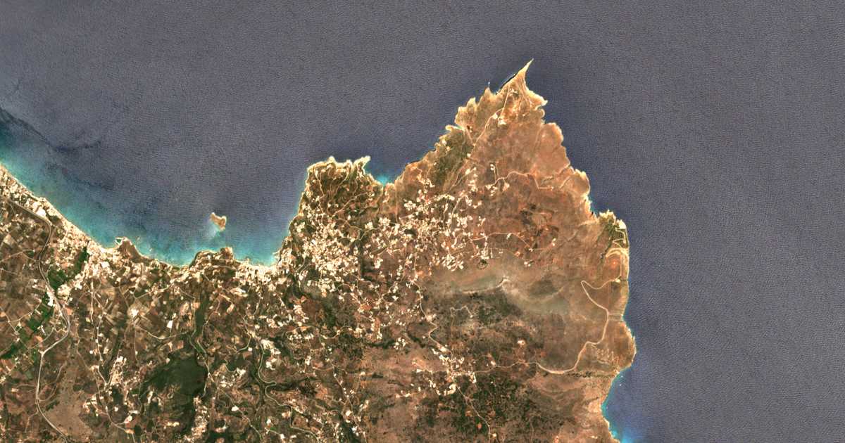Satellitenkarte von Kokkino Chorio