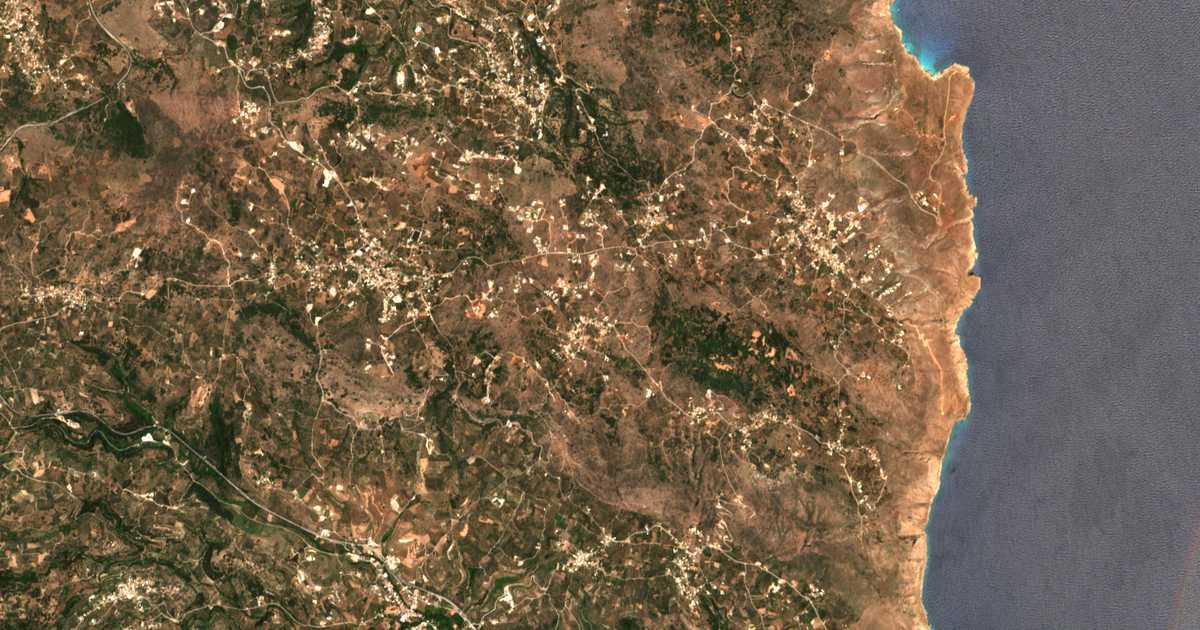 Satellitenkarte von Litsarda