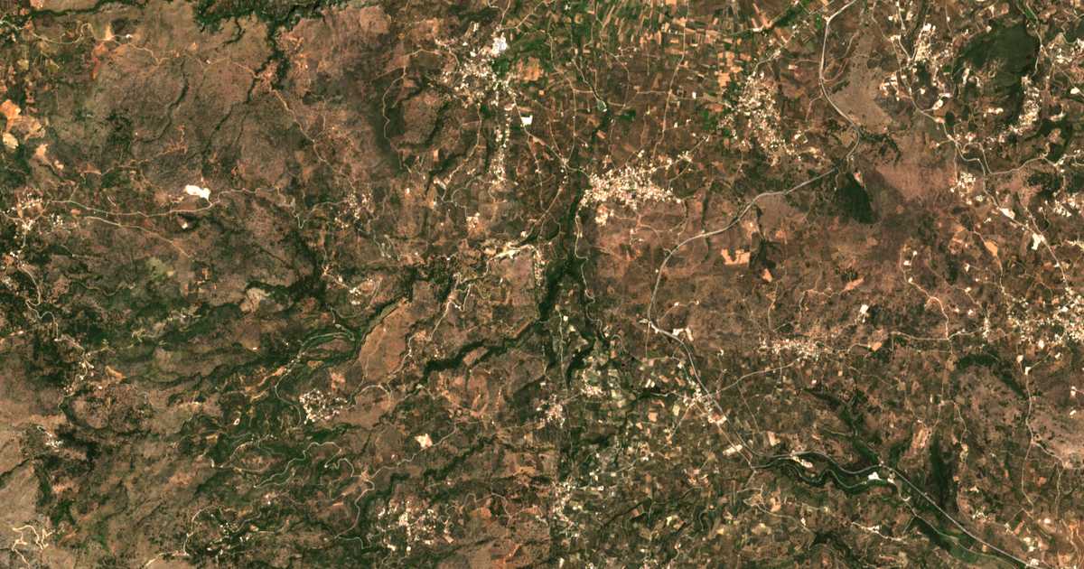 Satellitenkarte von Machairoí