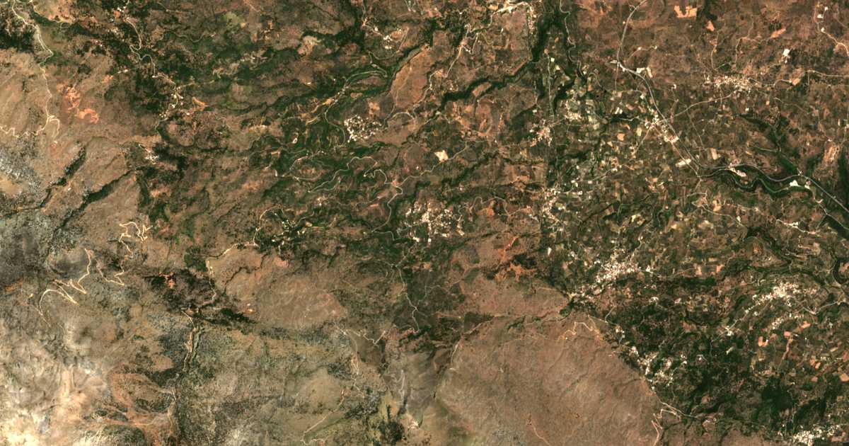 Satellitenkarte von Melidónion
