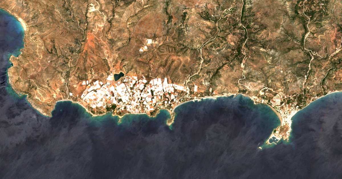 Satellitenkarte von Gialós
