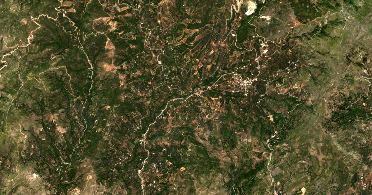 Satellitenkarte von Plemenianá