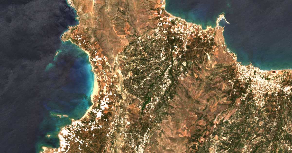 Satellitenkarte von Karefilianá