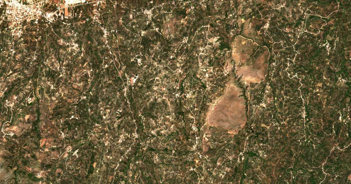 Satellitenkarte von Pervolákia