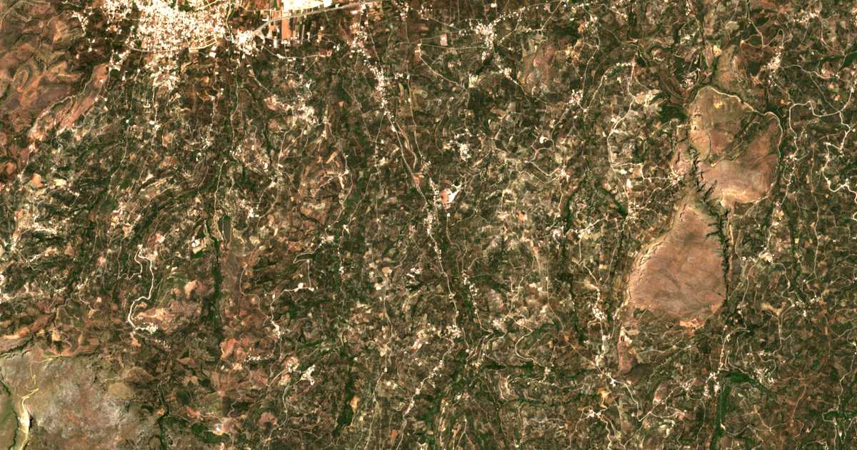 Satellitenkarte von Potamida