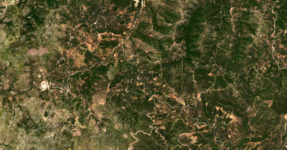 Satellitenkarte von Strovlés