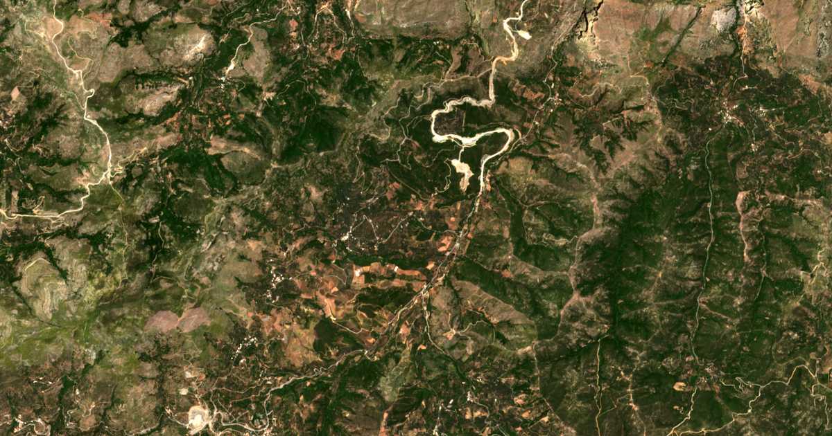 Satellitenkarte von Vlátos