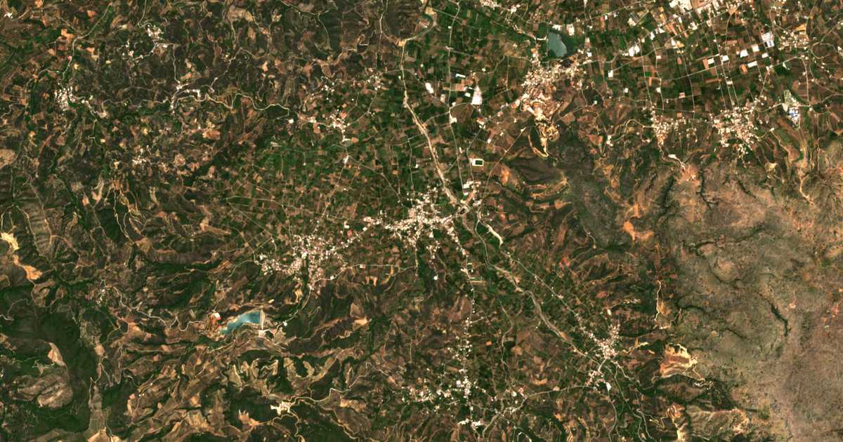 Satellitenkarte von Alikianós