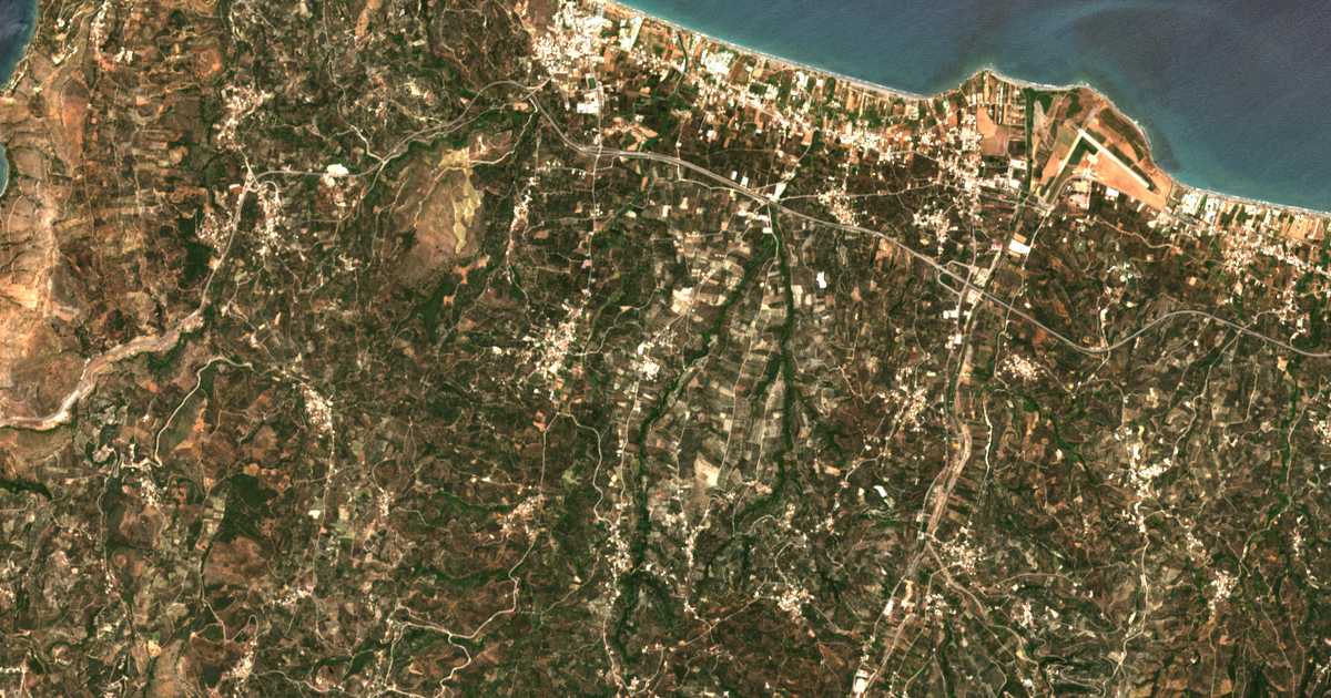 Satellitenkarte von Darmarochórion