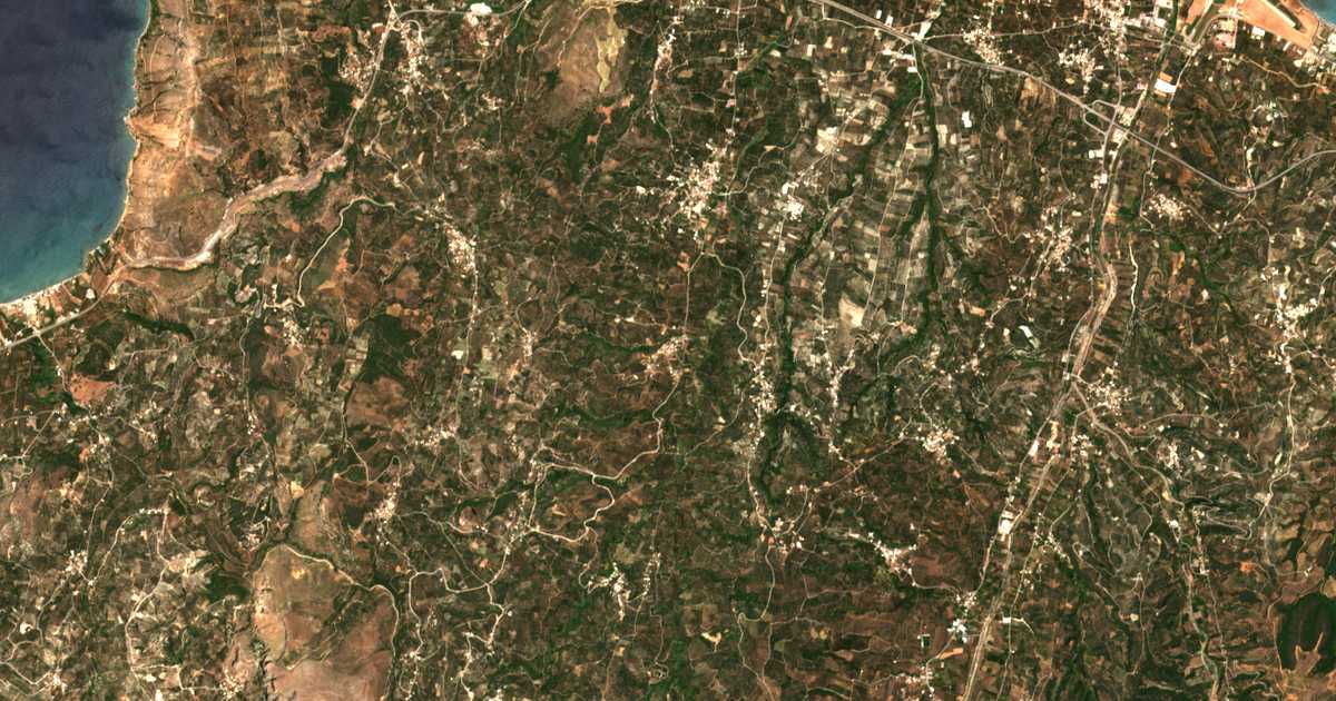 Satellitenkarte von Drakóna