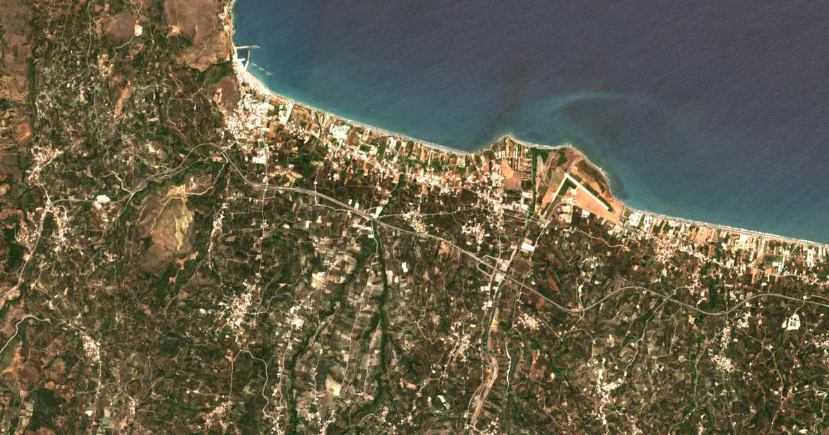 Satellitenkarte von Kamisianá