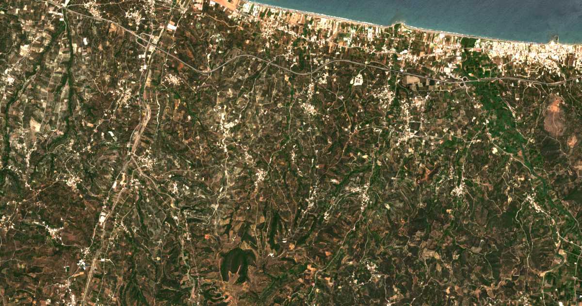 Satellitenkarte von Koiláda
