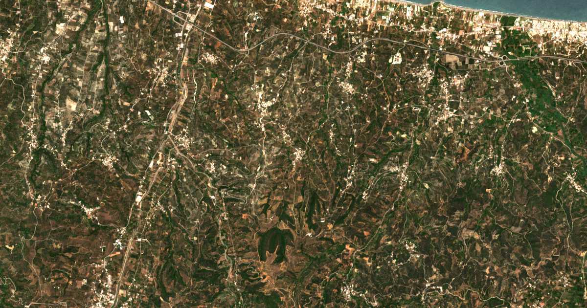 Satellitenkarte von Kypárissos