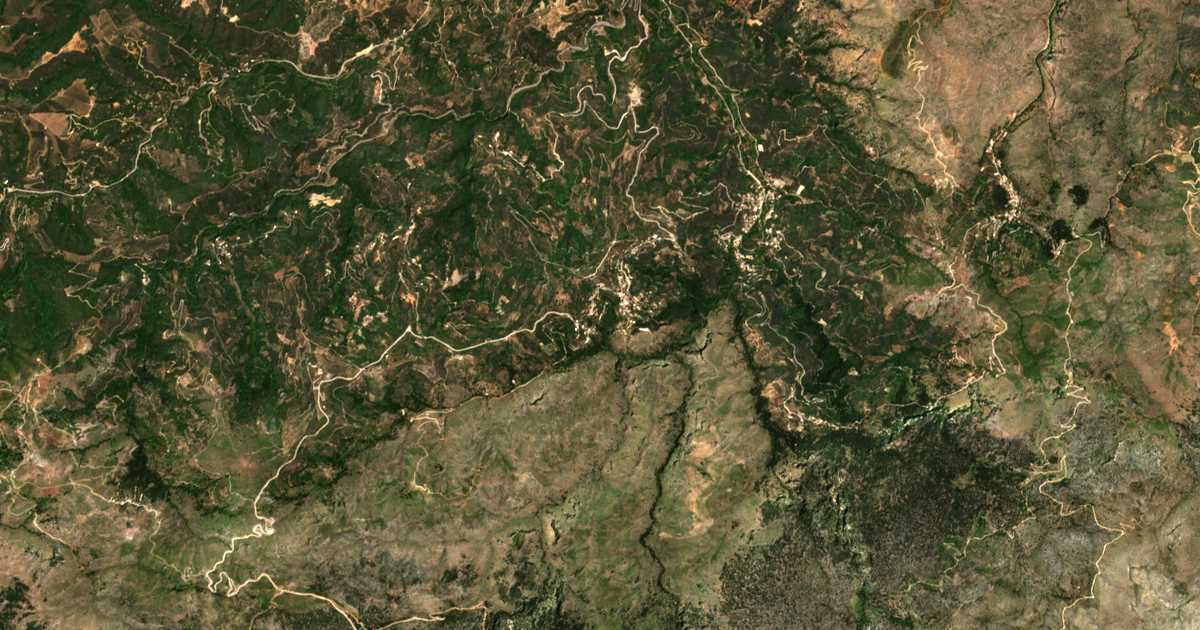 Satellitenkarte von Lákkoi