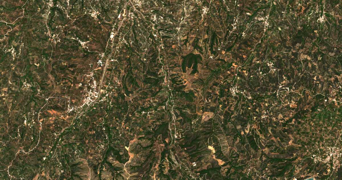 Satellitenkarte von Límni