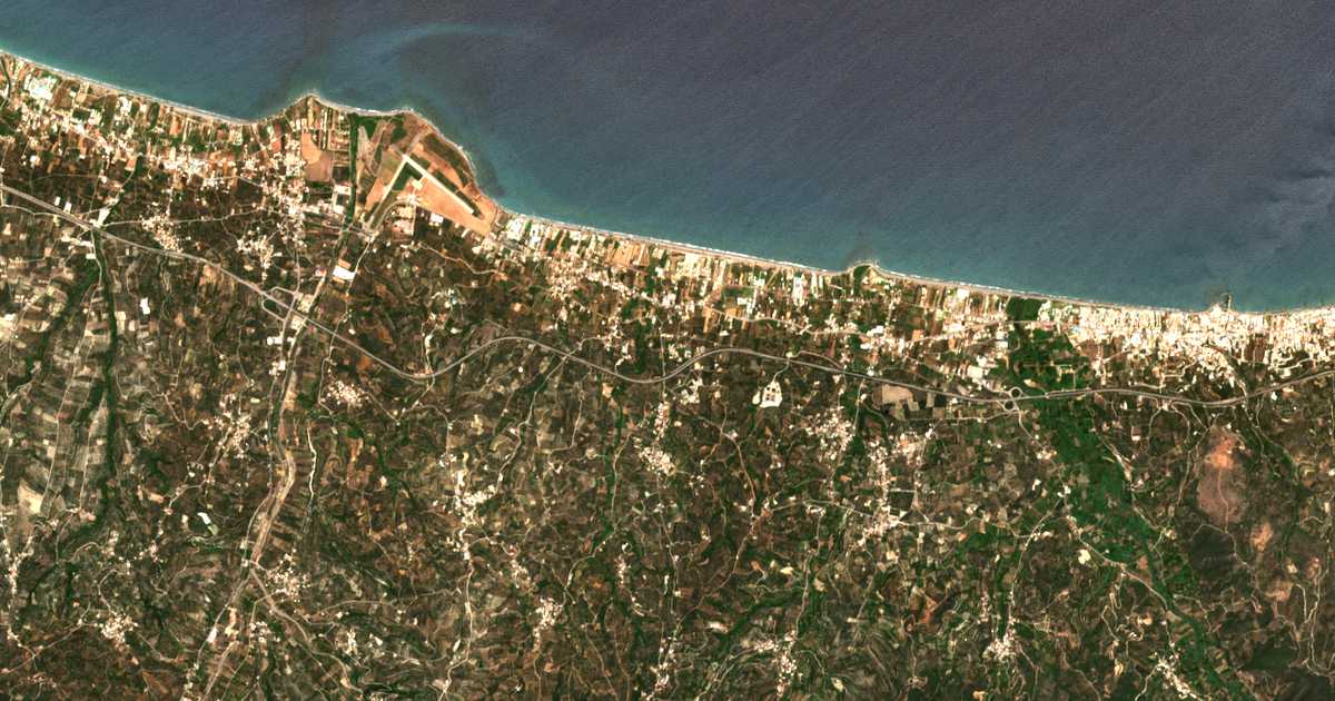 Satellitenkarte von Metóchion