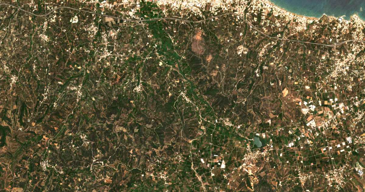 Satellitenkarte von Patellárion