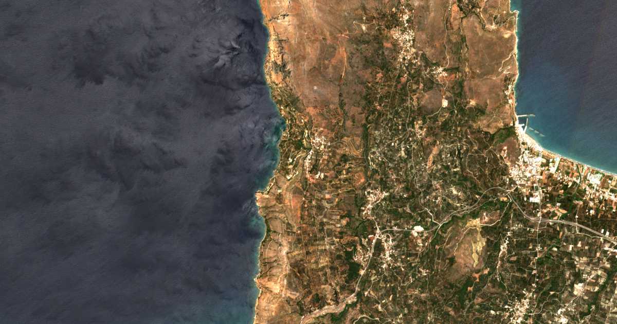Satellitenkarte von Ravdoúcha