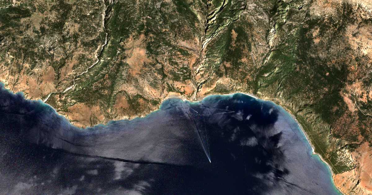 Satellitenkarte von Agia Roumeli