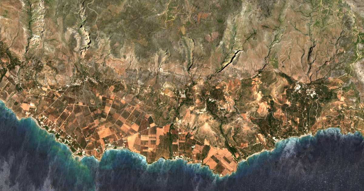 Satellitenkarte von Skalotí