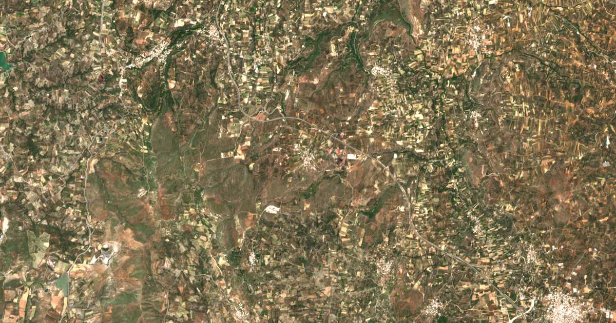 Satellitenkarte von Alágnion