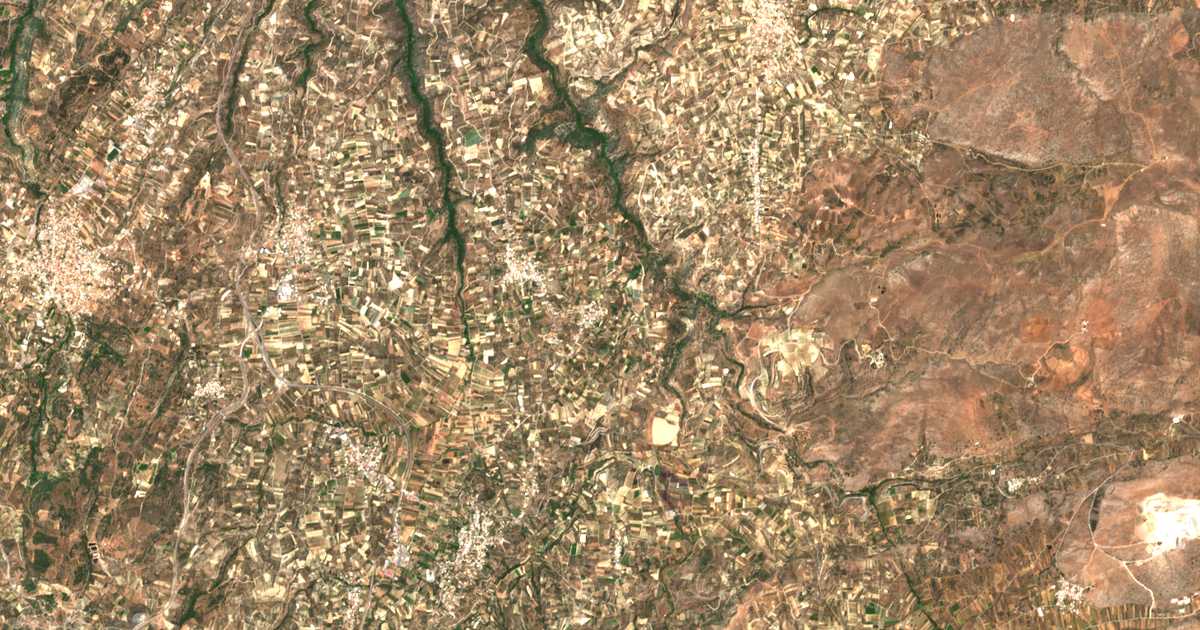 Satellitenkarte von Astrakoí