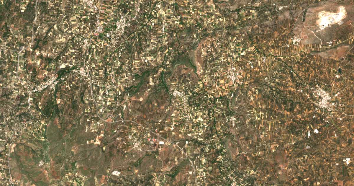 Satellitenkarte von Astrítsion