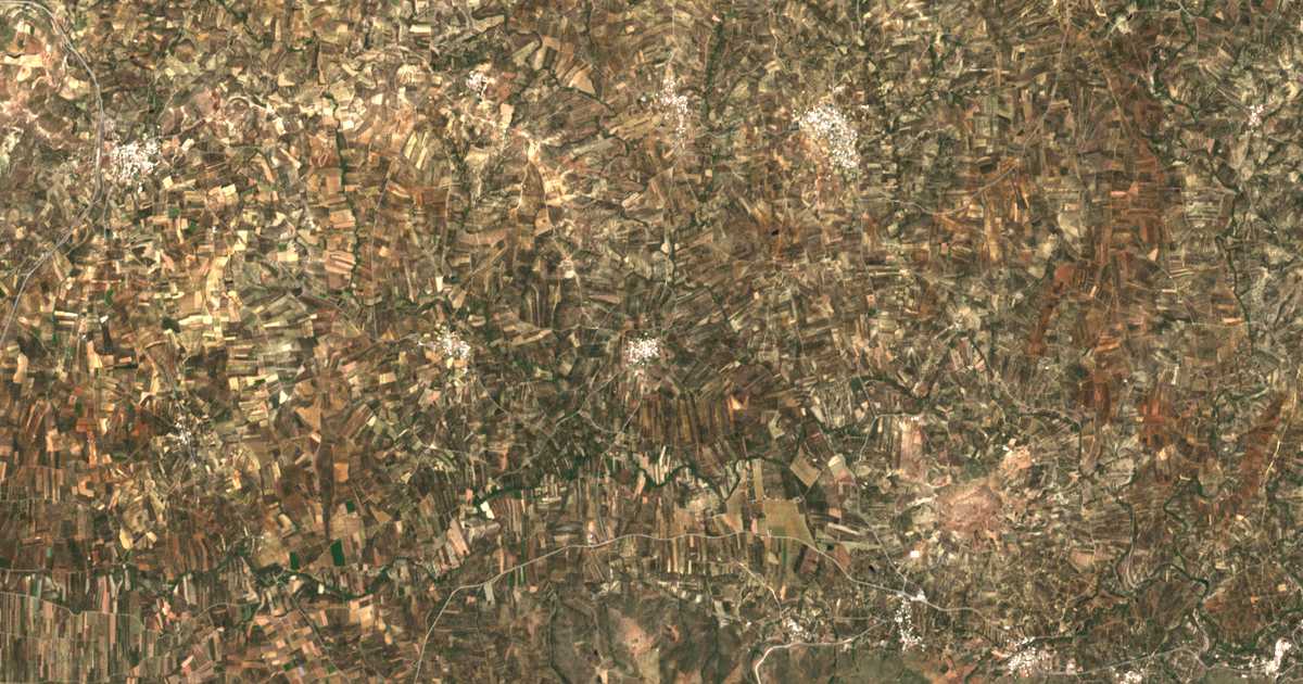 Satellitenkarte von Kalývia