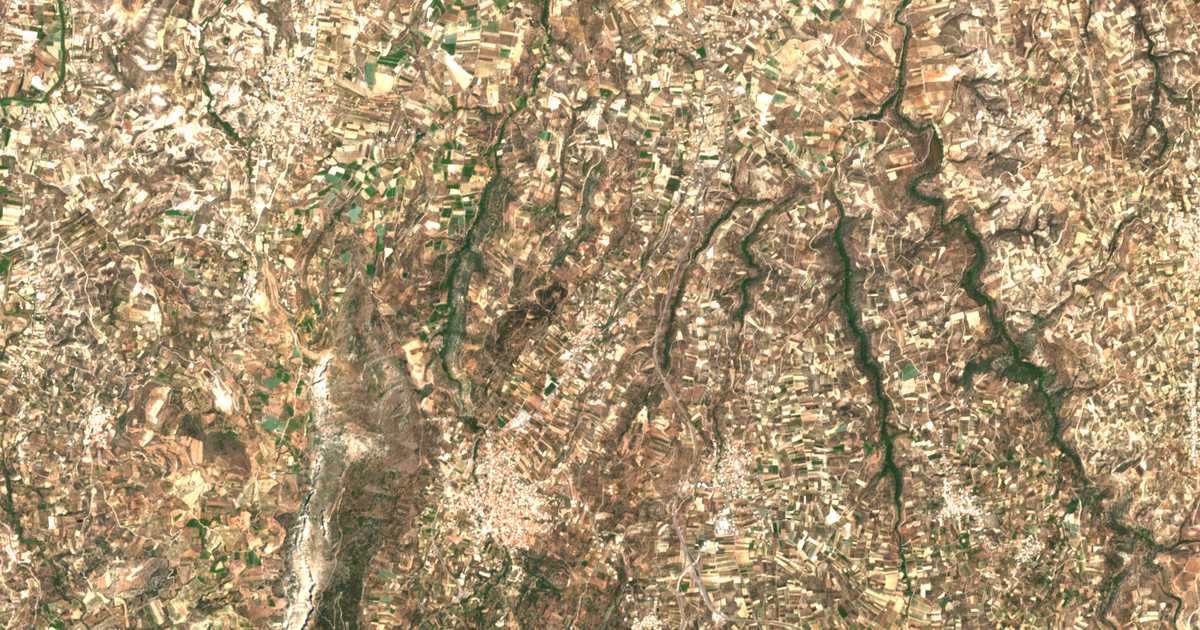 Satellitenkarte von Káto Archánai