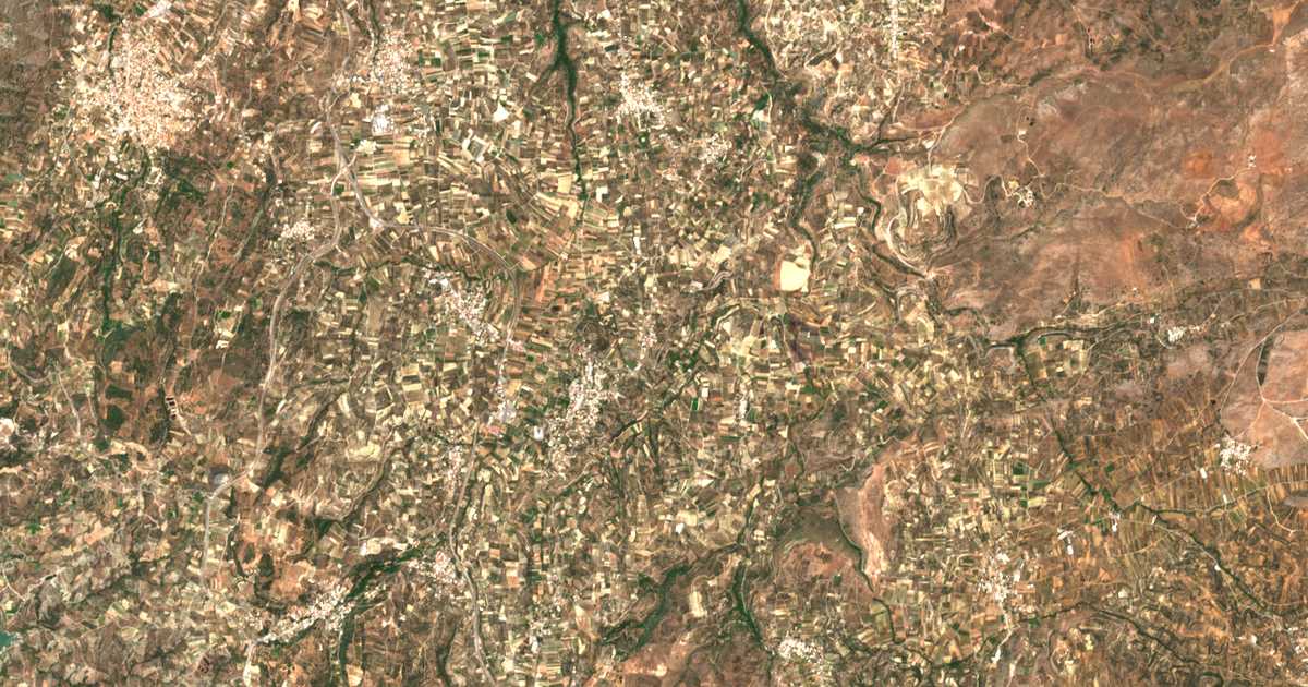 Satellitenkarte von Kelliá