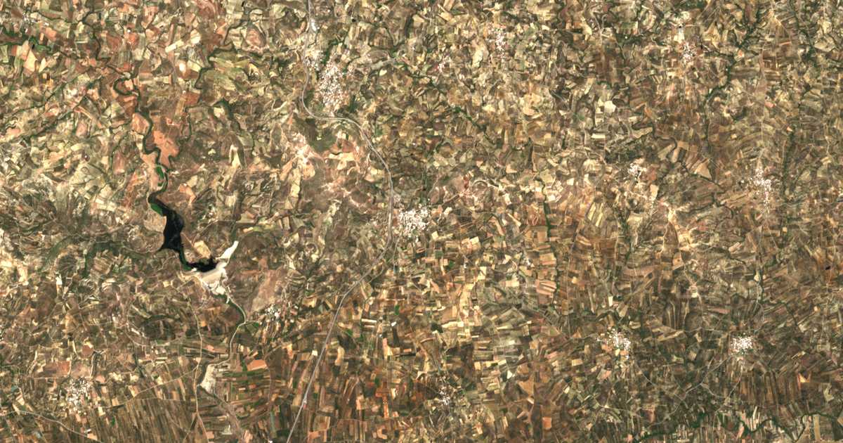 Satellitenkarte von Ligórtynos