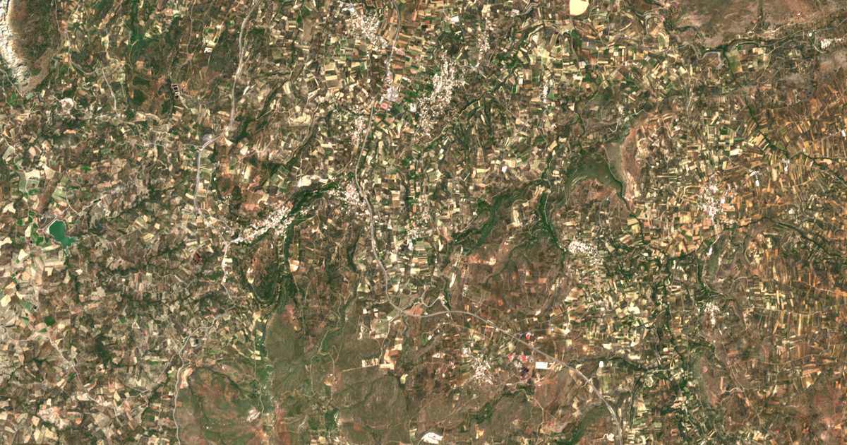 Satellitenkarte von Melésai