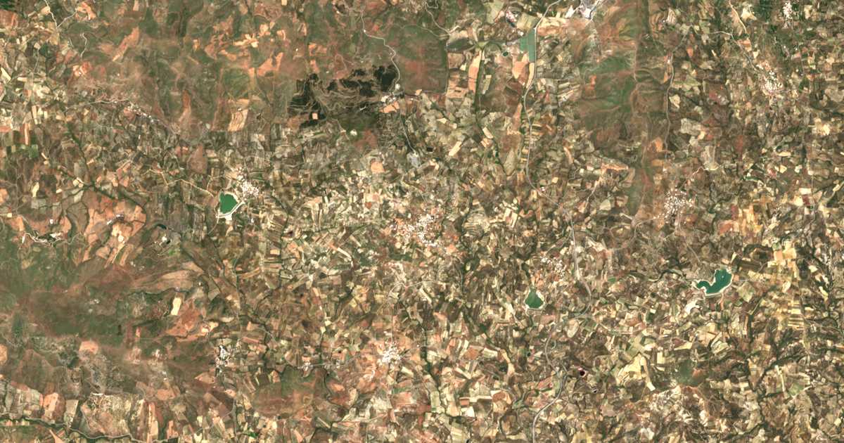 Satellitenkarte von Metaxochórion