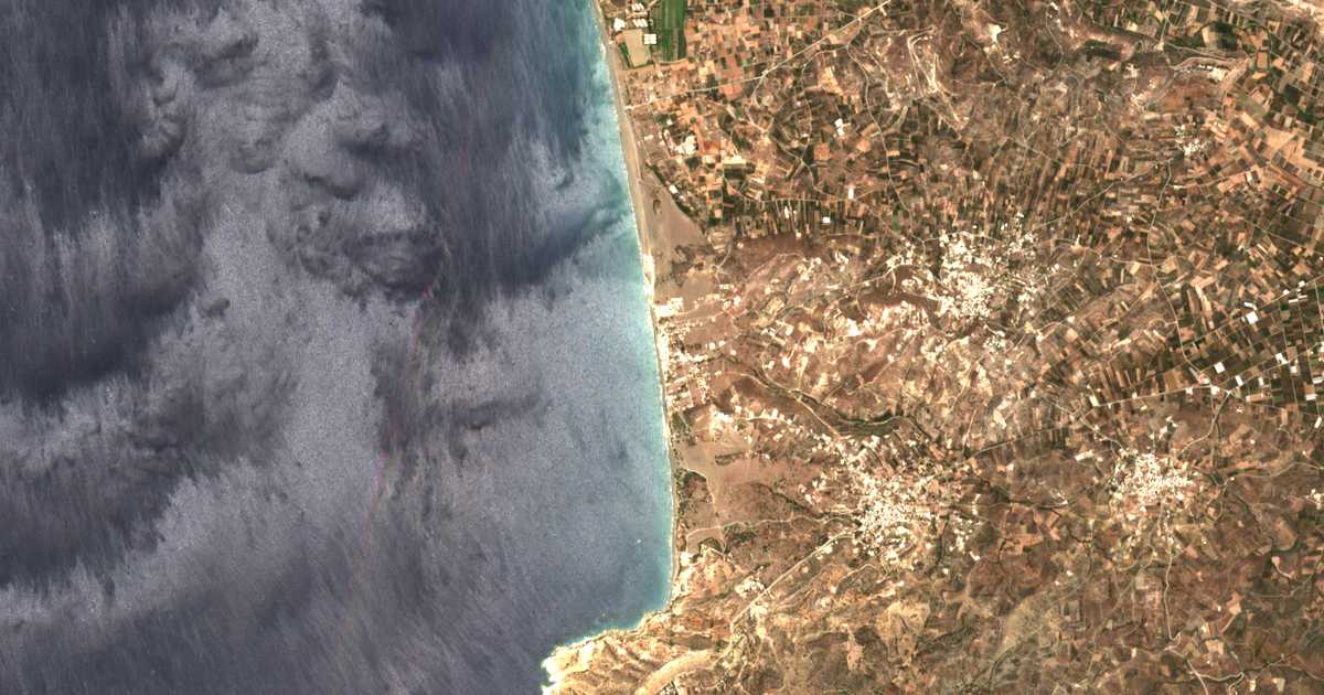 Satellitenkarte von Kalamaki