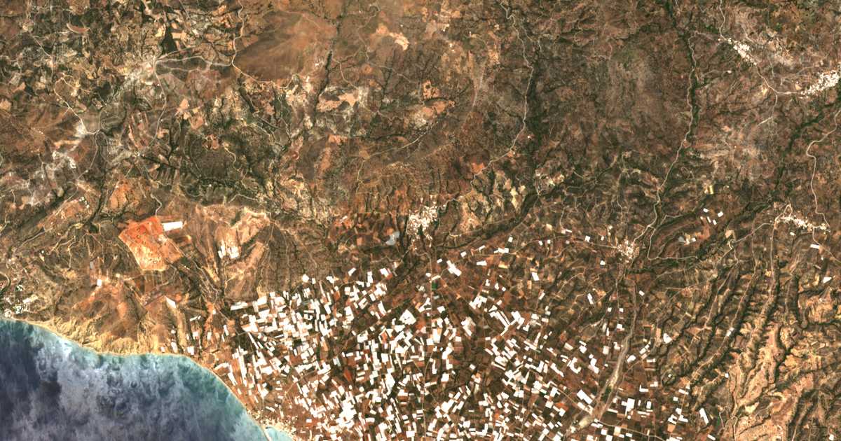 Satellitenkarte von Klíma