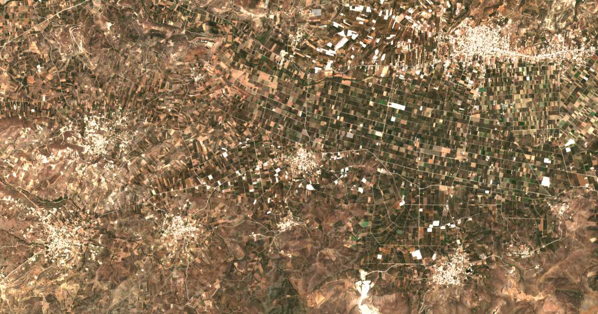 Satellitenkarte von Petrokefálion