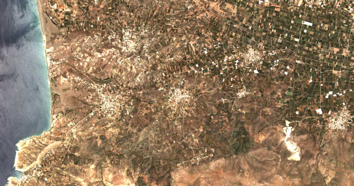 Satellitenkarte von Sivas