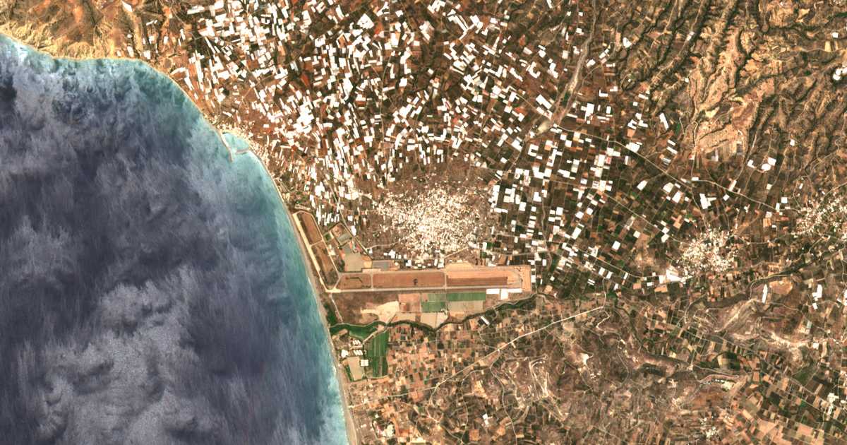 Satellitenkarte von Tymbaki