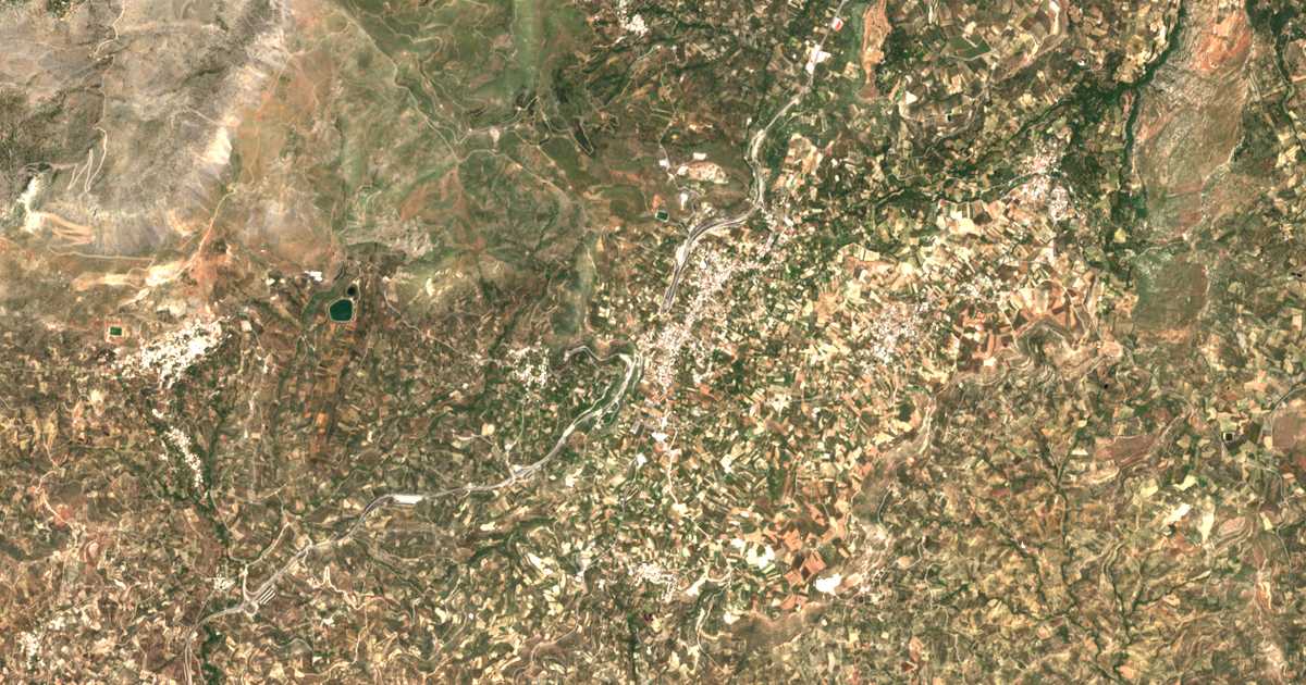 Satellitenkarte von Agía Varvára