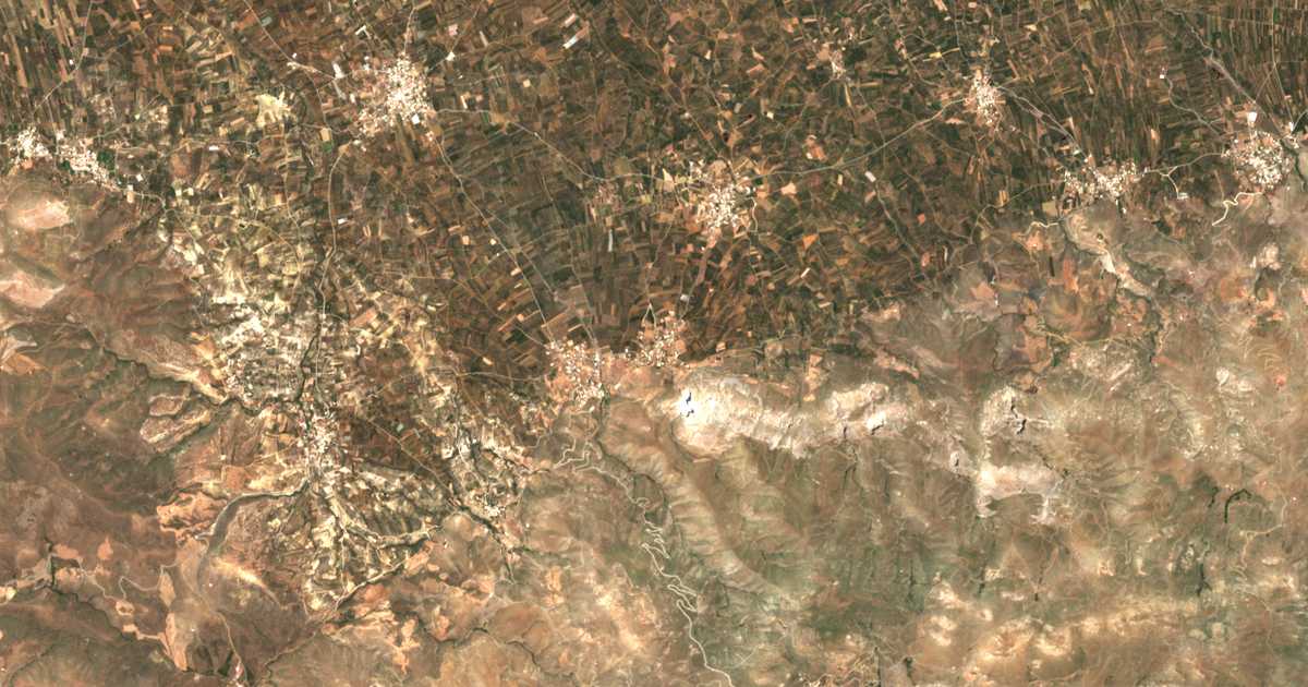 Satellitenkarte von Fournofárangon