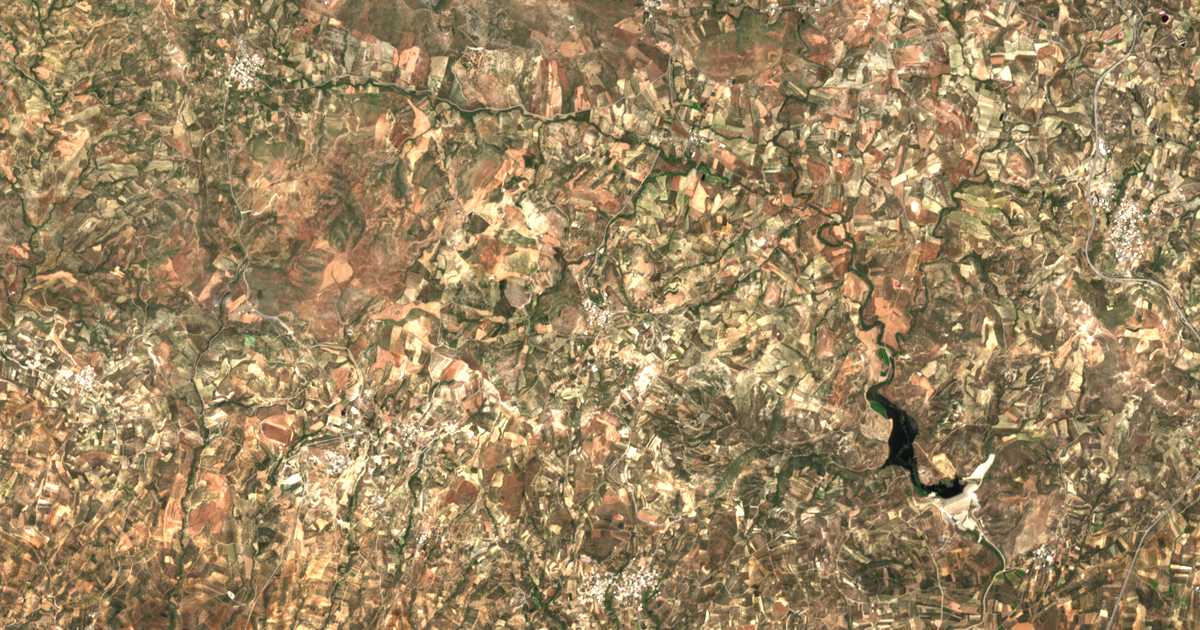 Satellitenkarte von Kastéllion