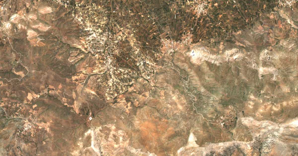 Satellitenkarte von Koumása