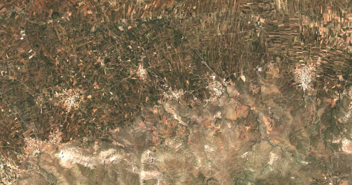Satellitenkarte von Panagía
