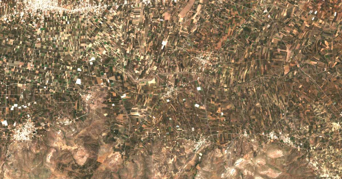 Satellitenkarte von Plátanos