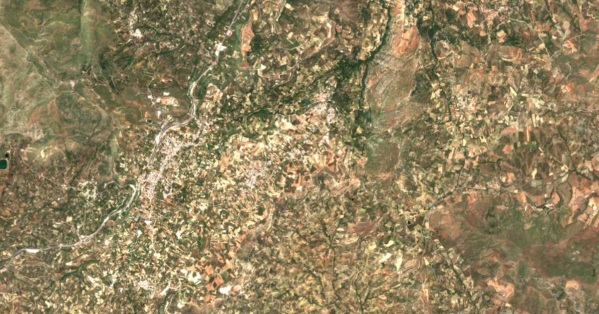 Satellitenkarte von Prevelianá