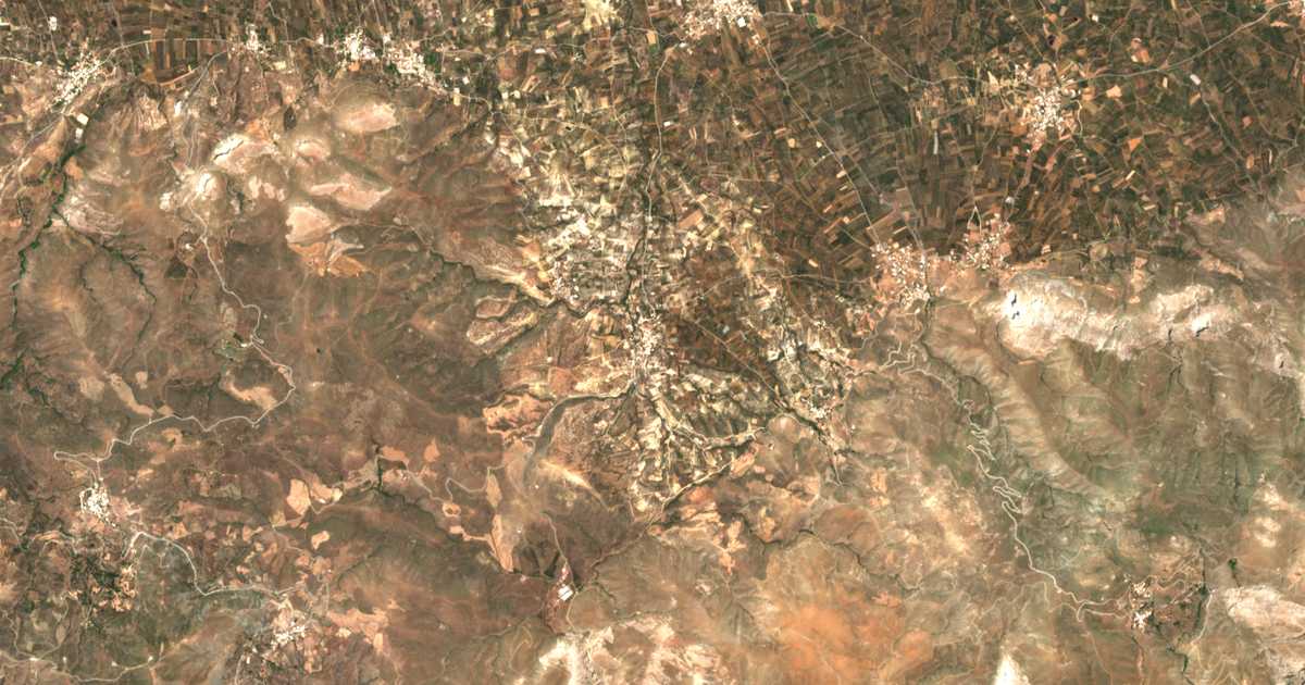 Satellitenkarte von Vasilikí