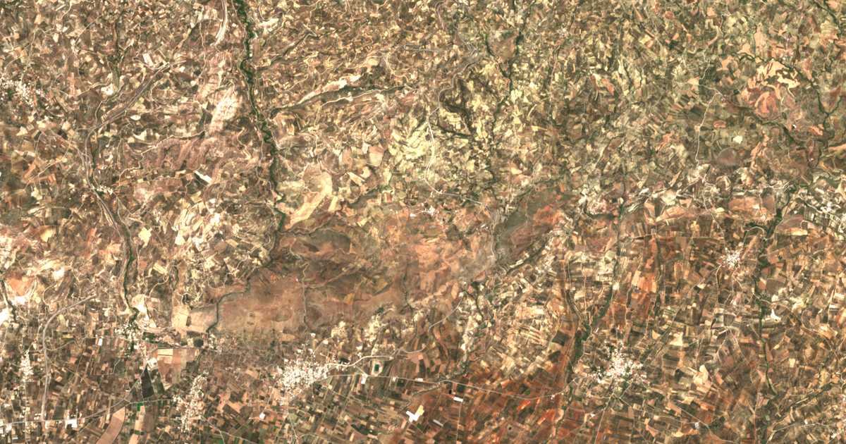 Satellitenkarte von Vourvoulítis