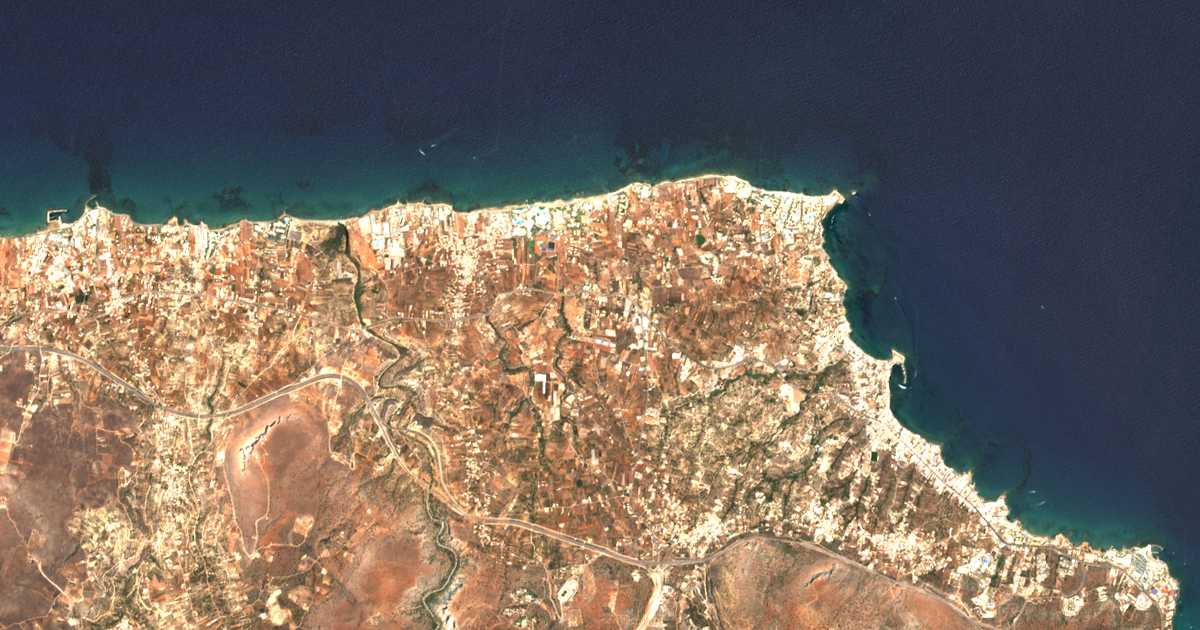 Satellitenkarte von Ágios Ioánnis