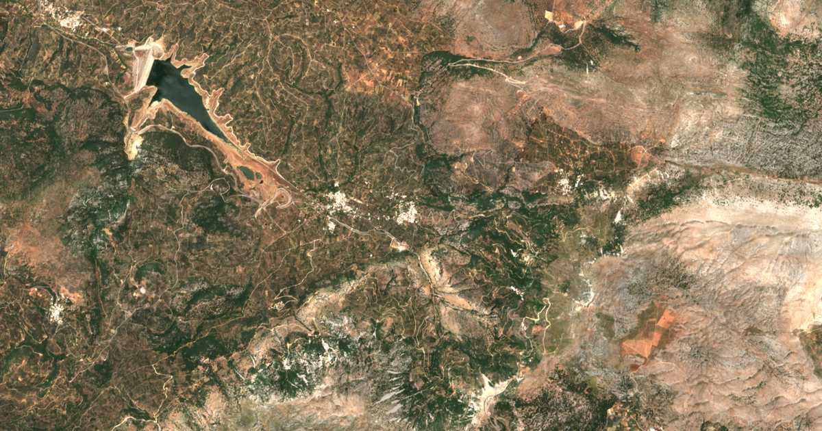 Satellitenkarte von Goníai