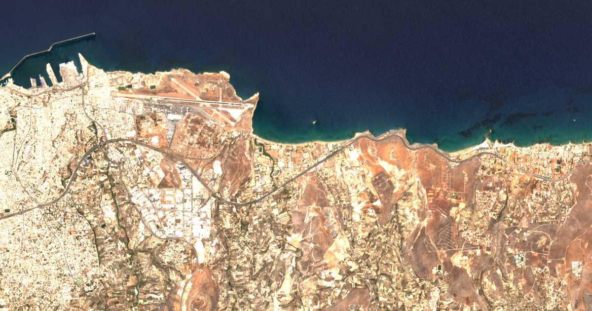 Satellitenkarte von Karterós